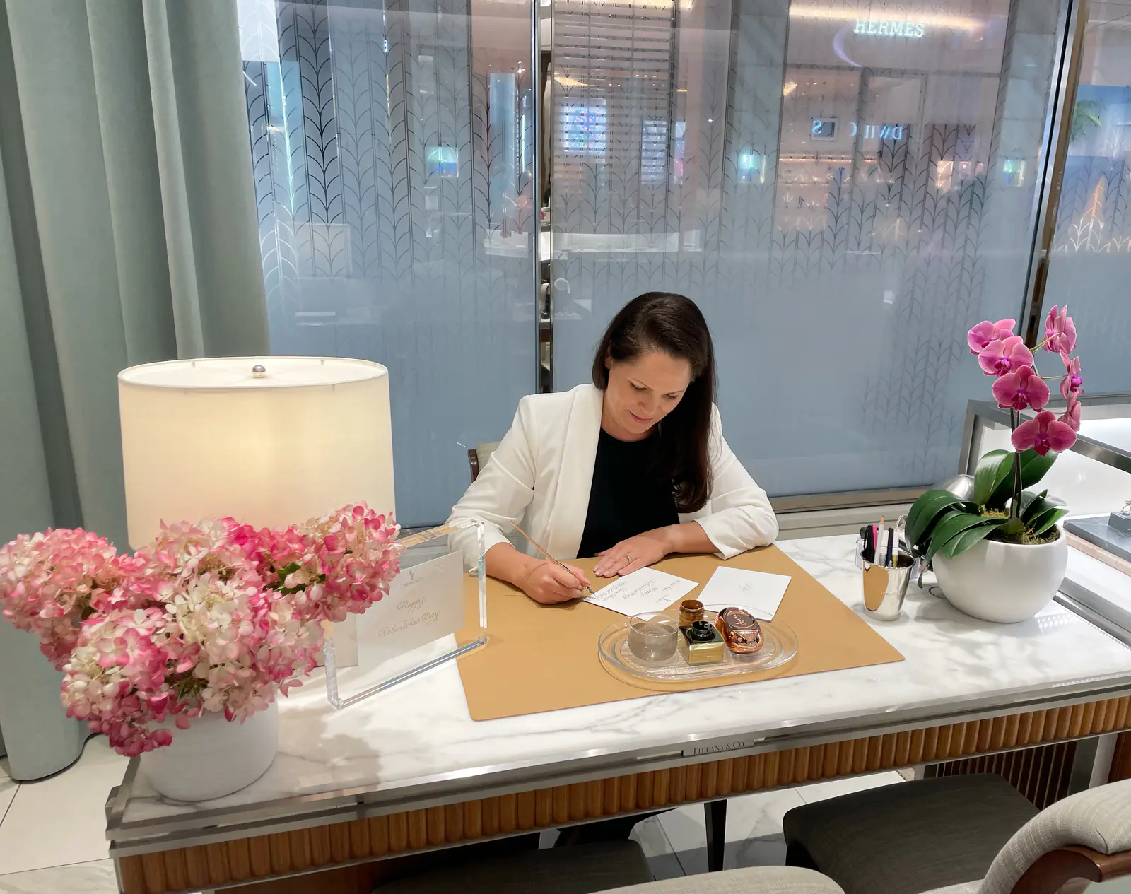 Tiffany & Co Valentine's Day Calligraphy