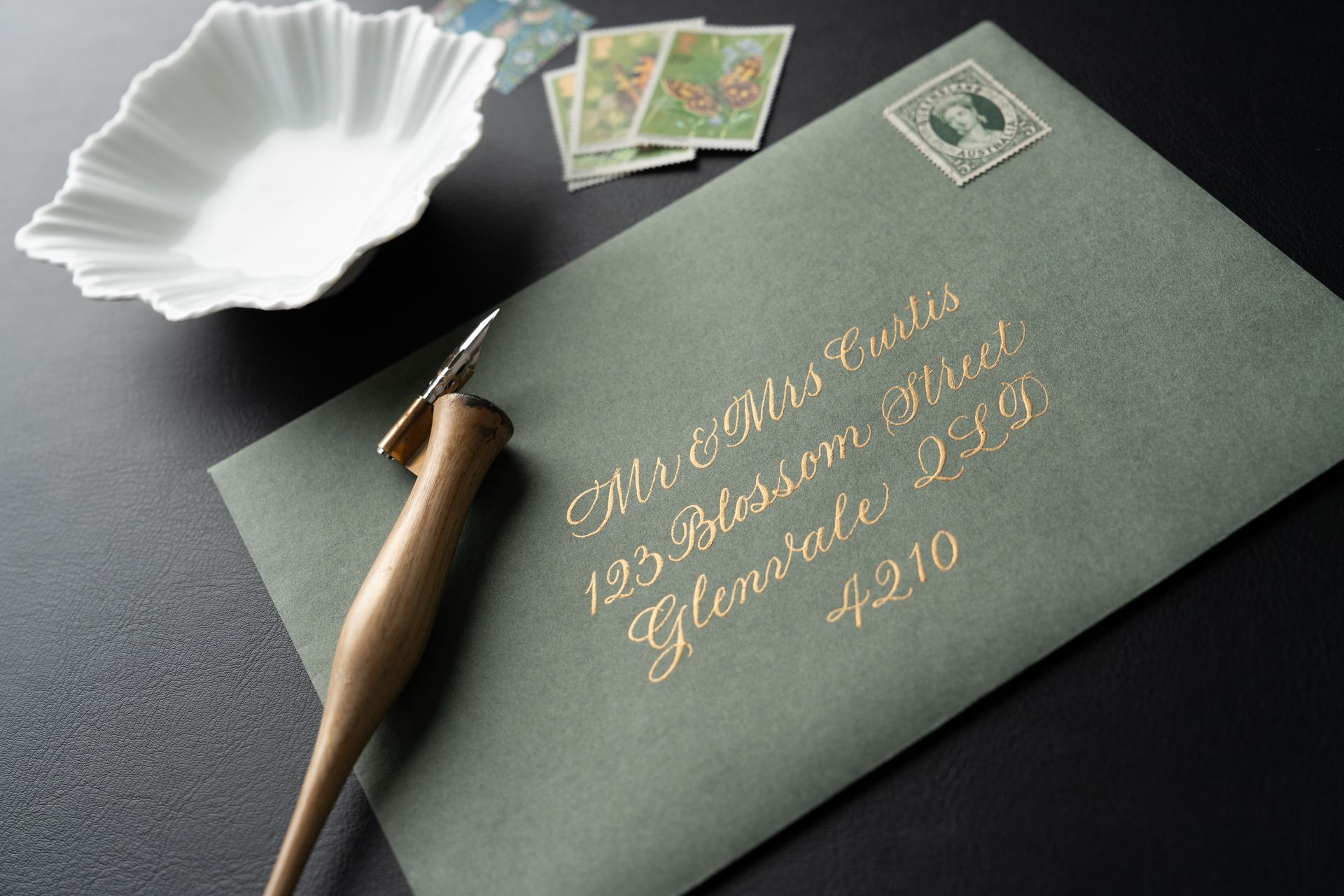 In Studio Custom Calligraphy Personalisation