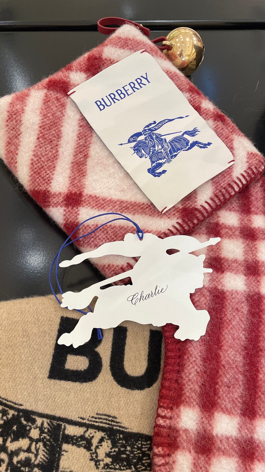 11 Burberry Queens Plaza Christmas Calligraphy Tags