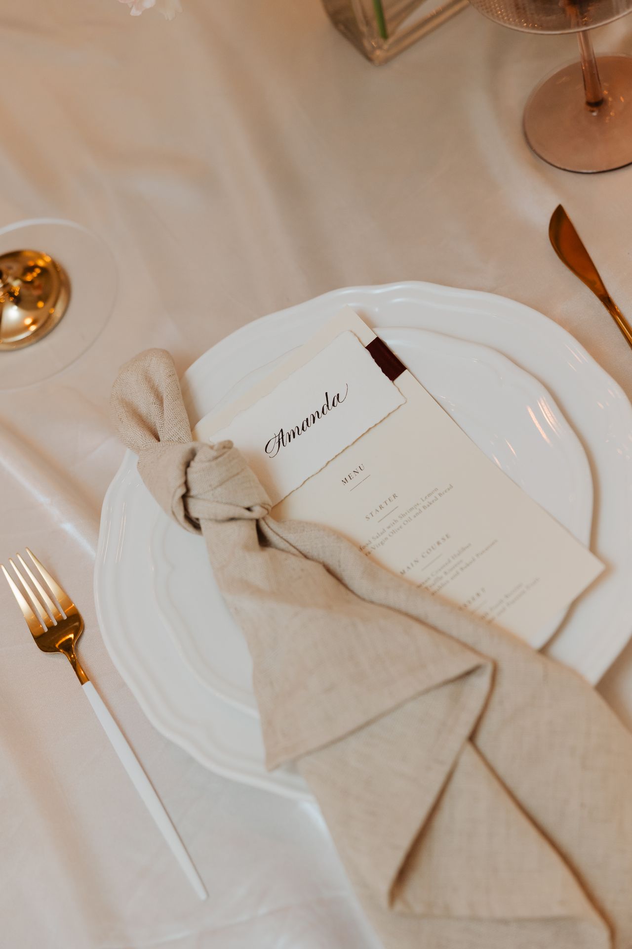 In Studio Custom Calligraphy Personalisation