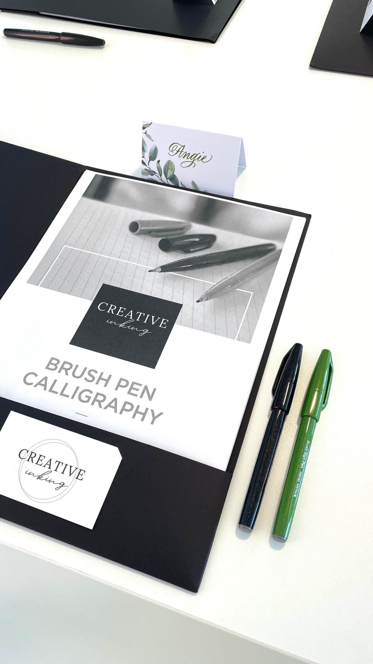 Brush Pen Calligraphy workshop 1