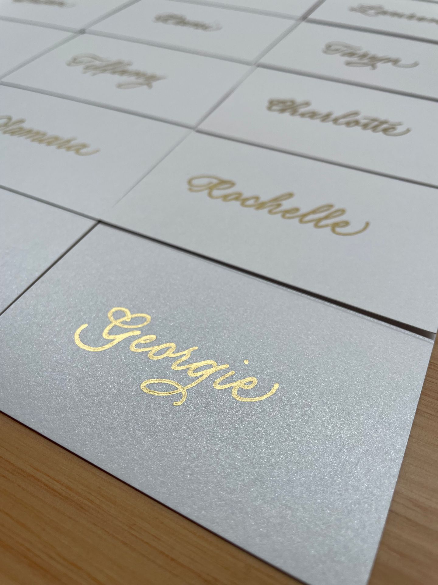 In Studio Custom Calligraphy Personalisation