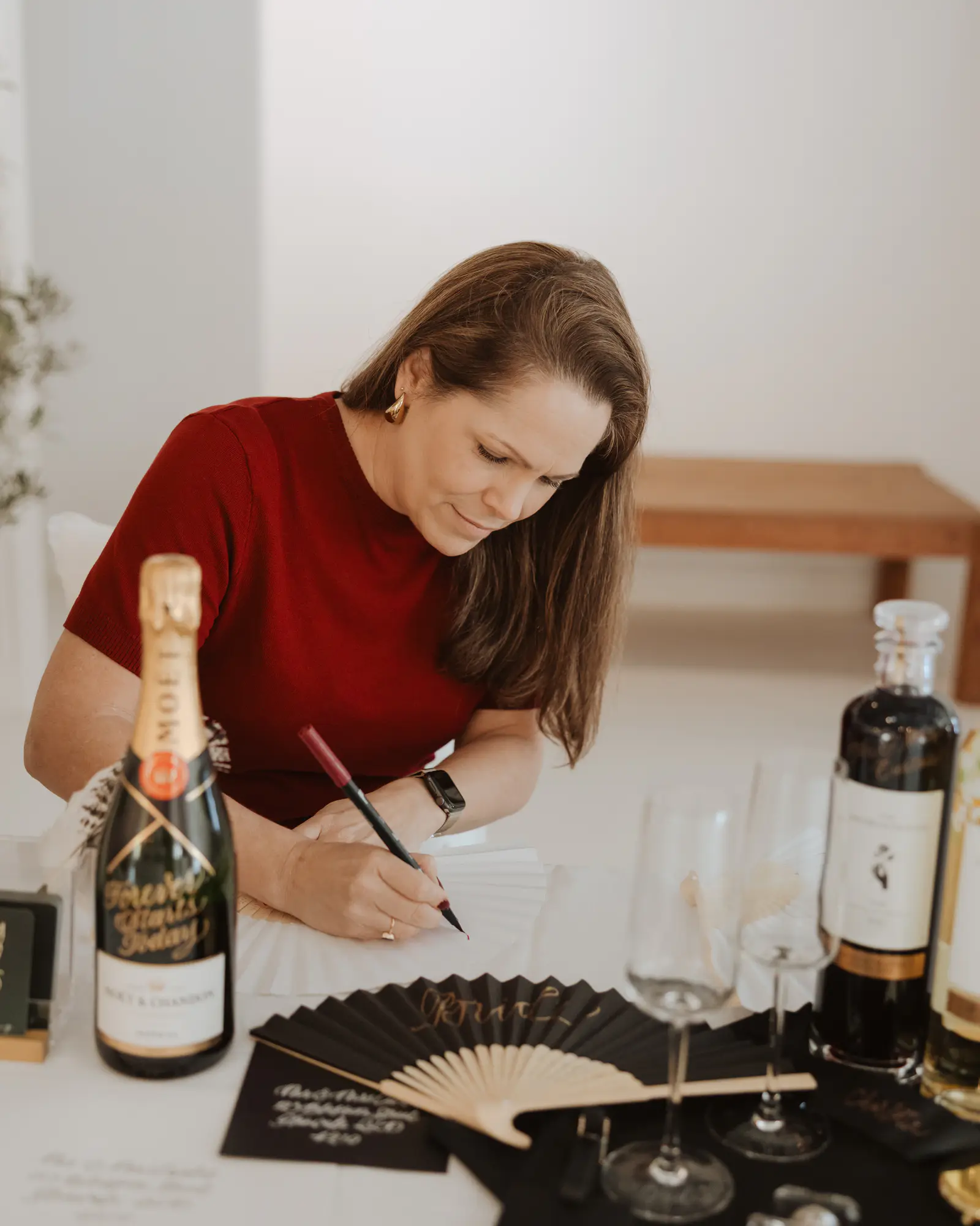 Live event calligraphy and product personalisation setup