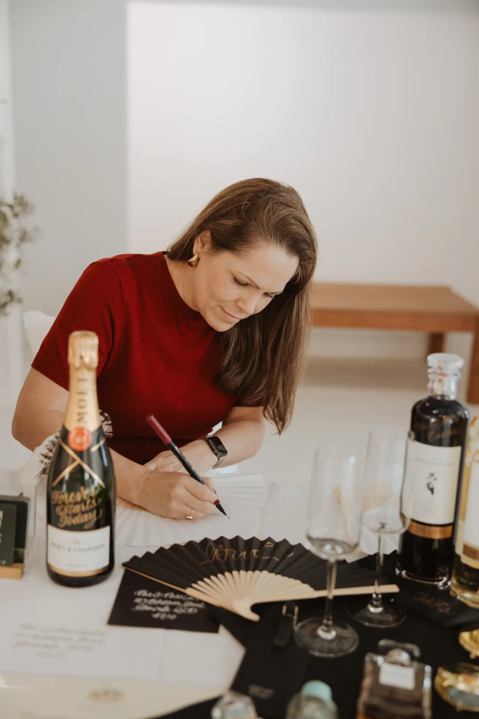 Live event calligraphy and product personalisation setup