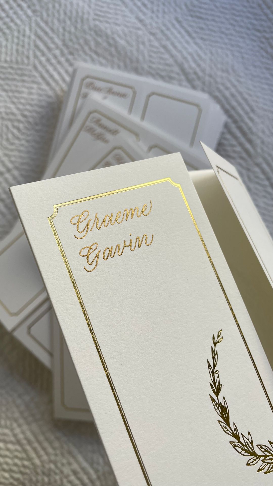 In Studio Custom Calligraphy Personalisation