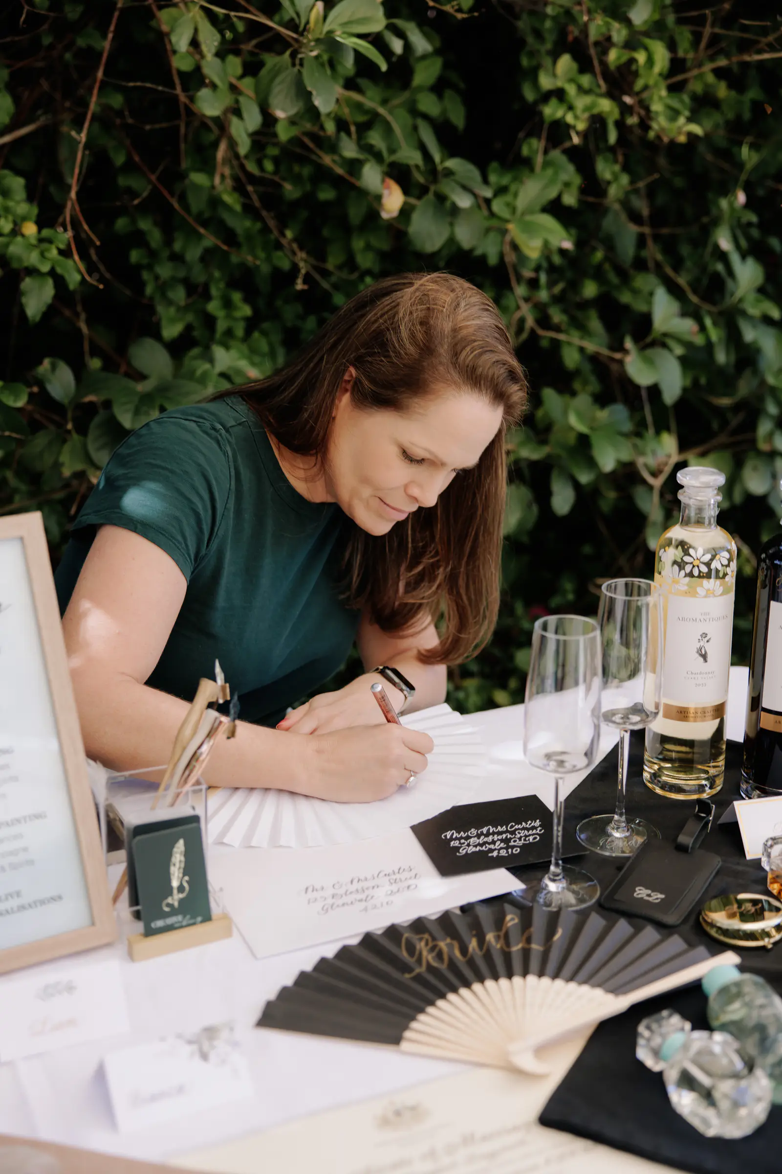 Personalised fans for Osteria Open Day