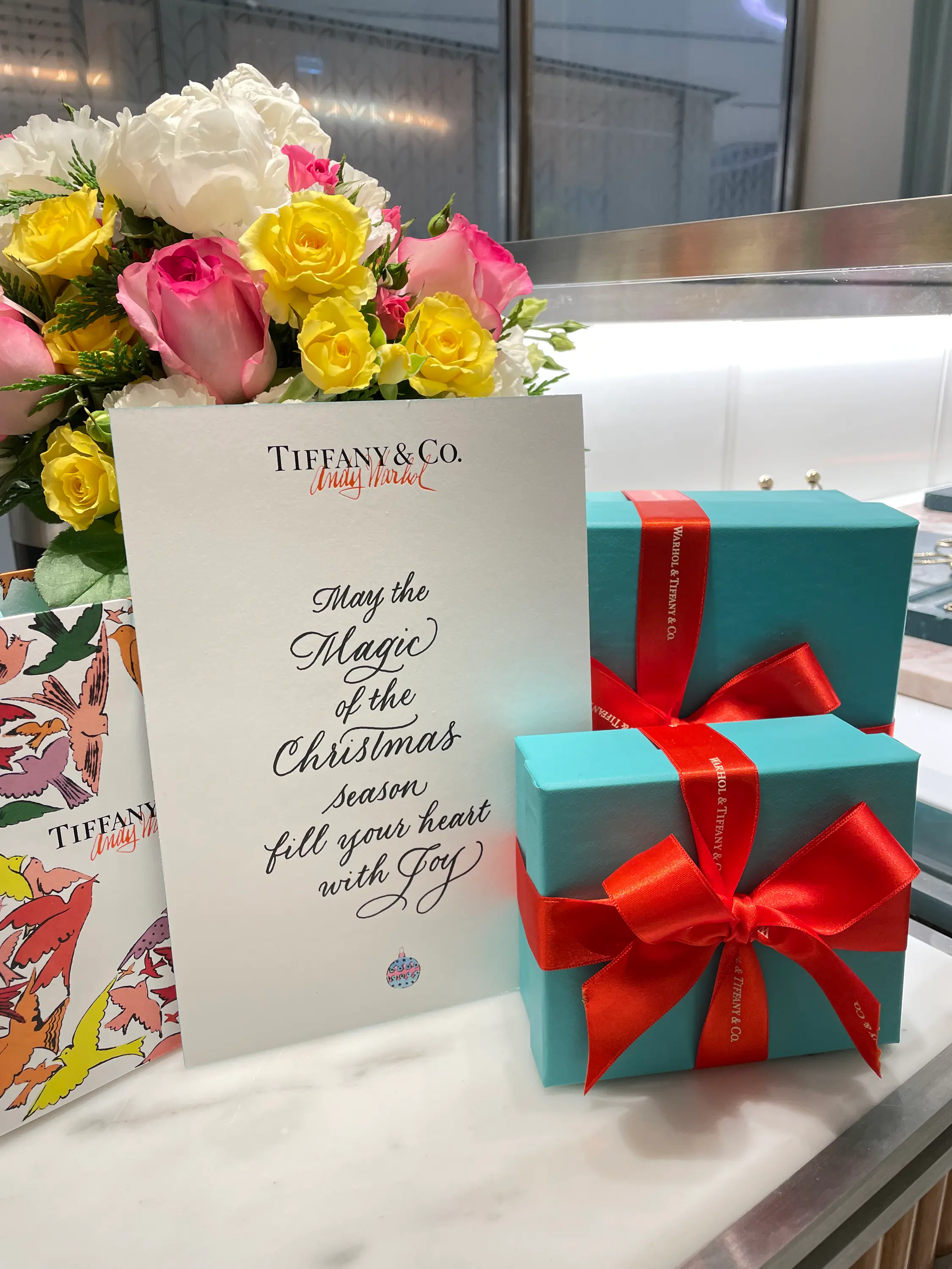 Tiffany & Co. Pacific Fair Christmas calligraphy