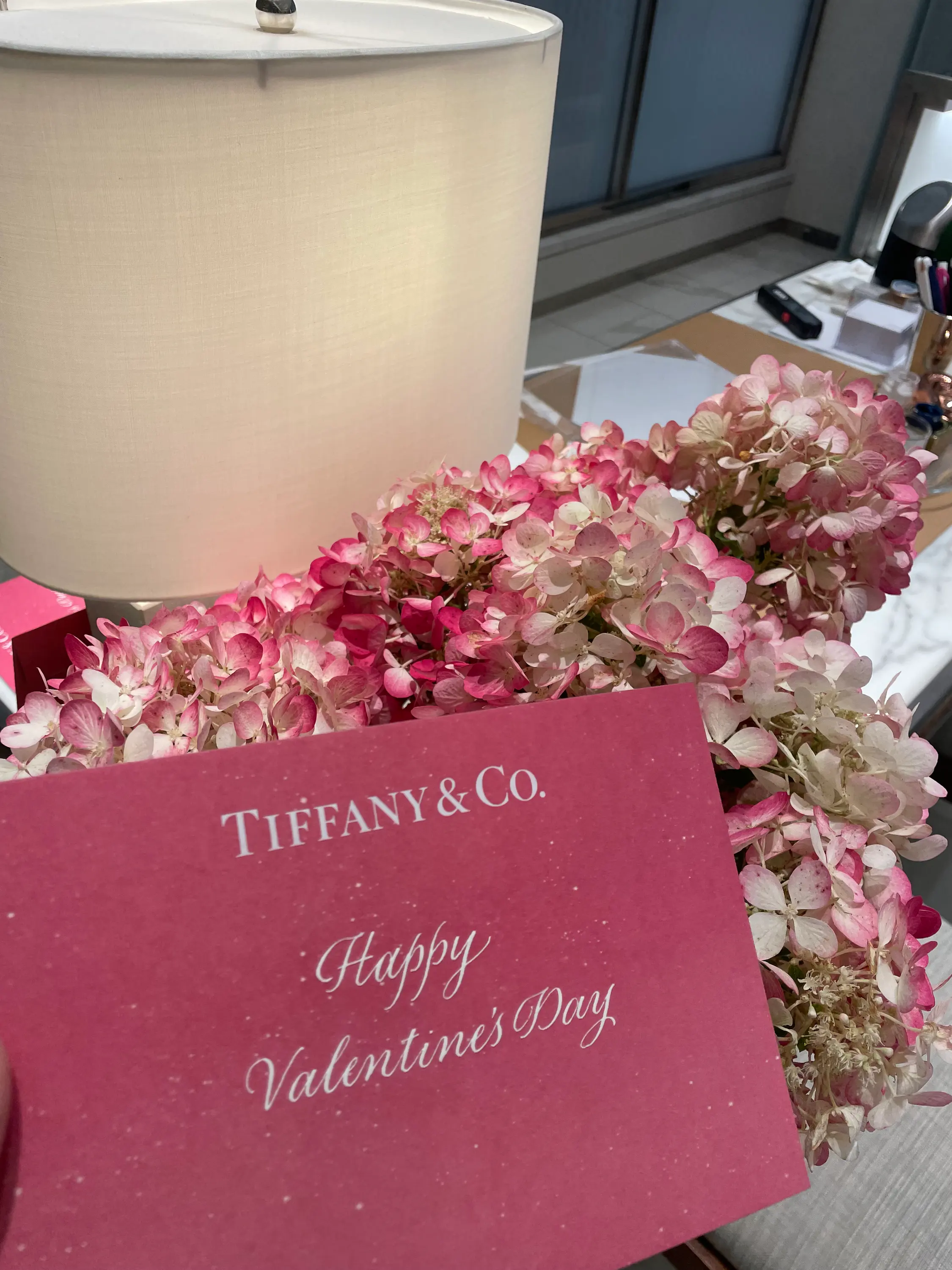 Tiffany & Co. Pacific Fair Valentine's Day calligraphy