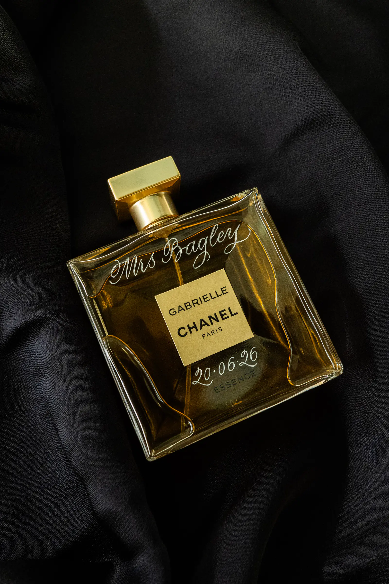 Gabrielle Chanel engraved wedding perfume