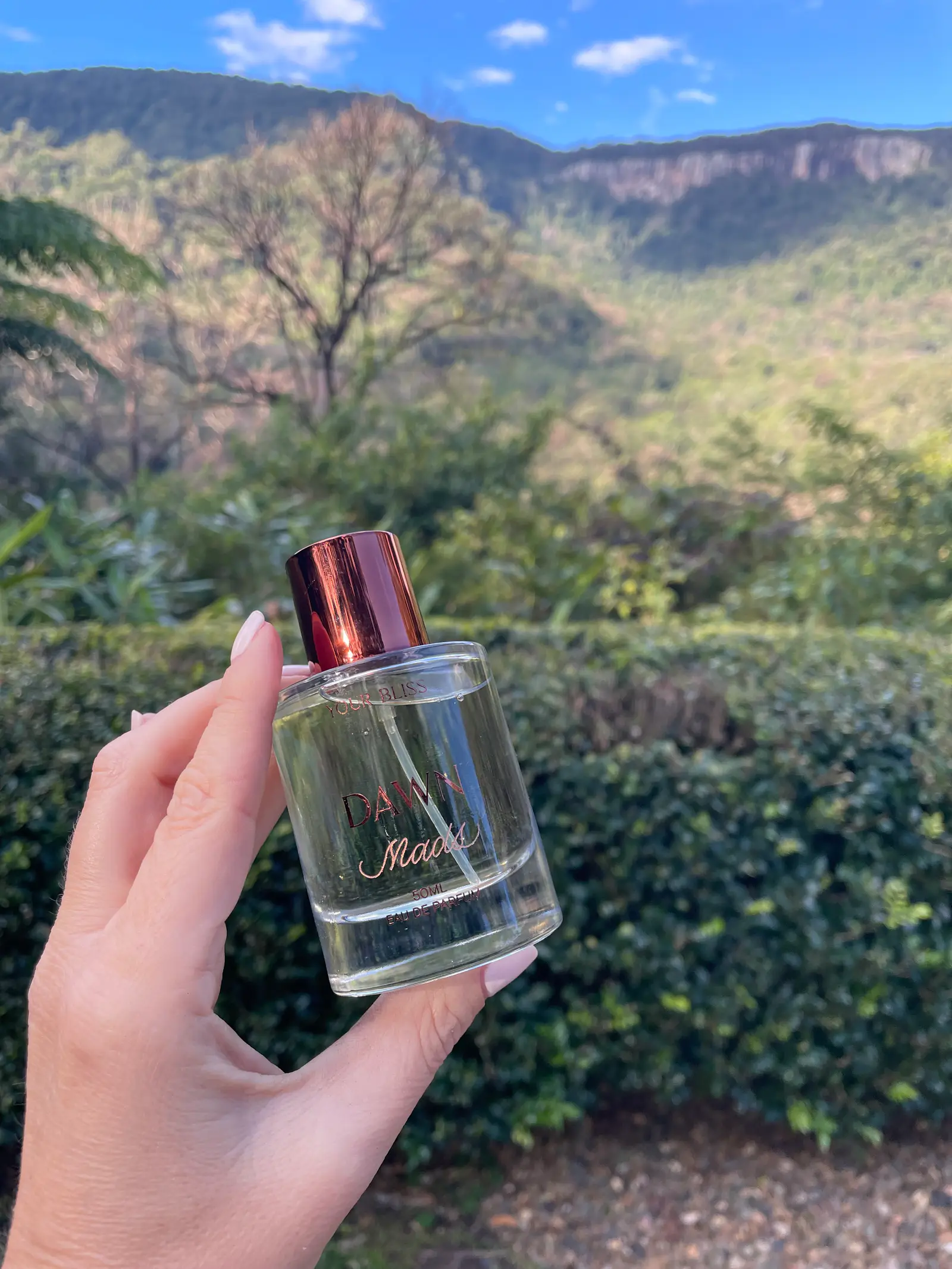 Engraving Your Bliss perfume at The Bower Estate for Petal and Pup influencer event