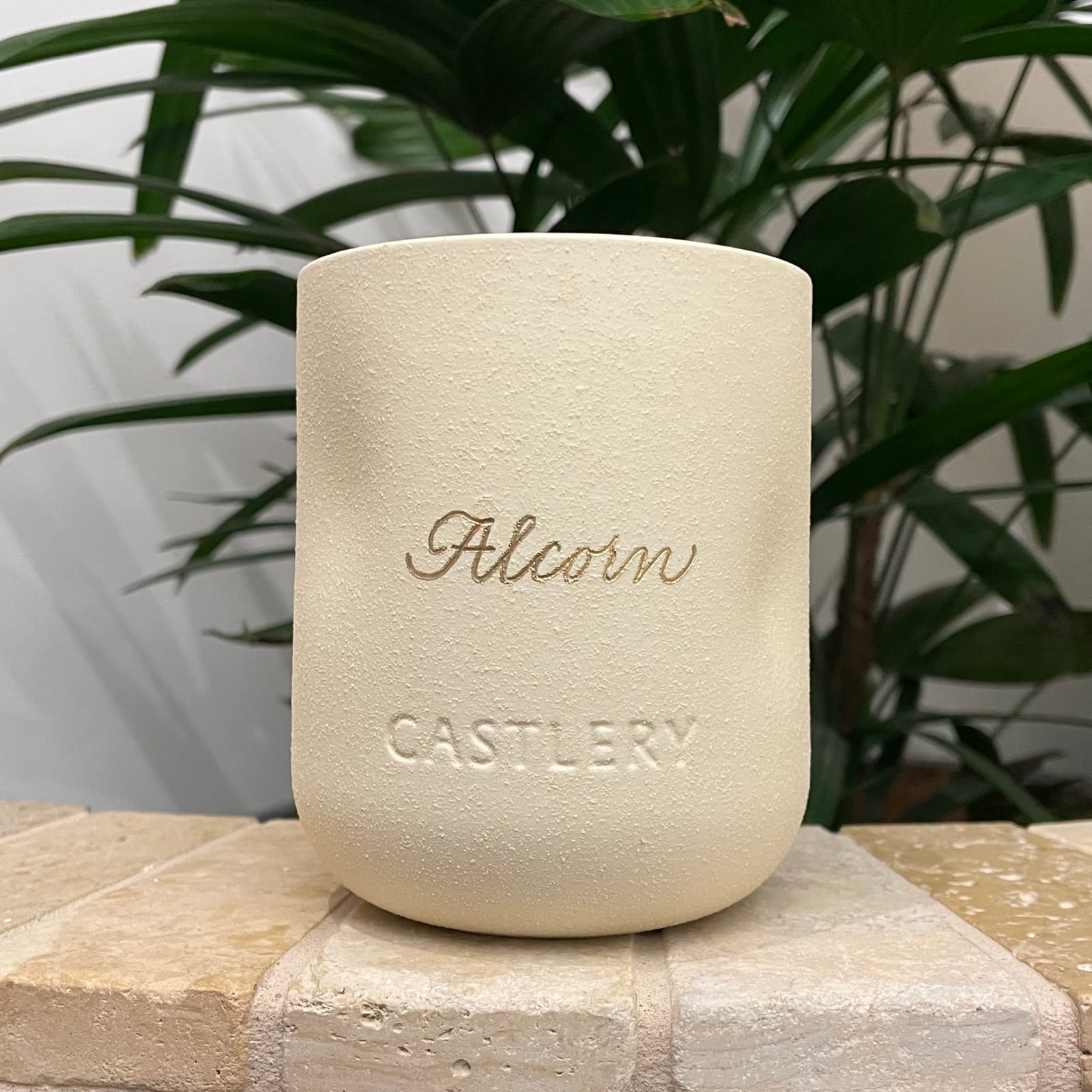 Castlery ceramic candle engraving in West End Brisbane
