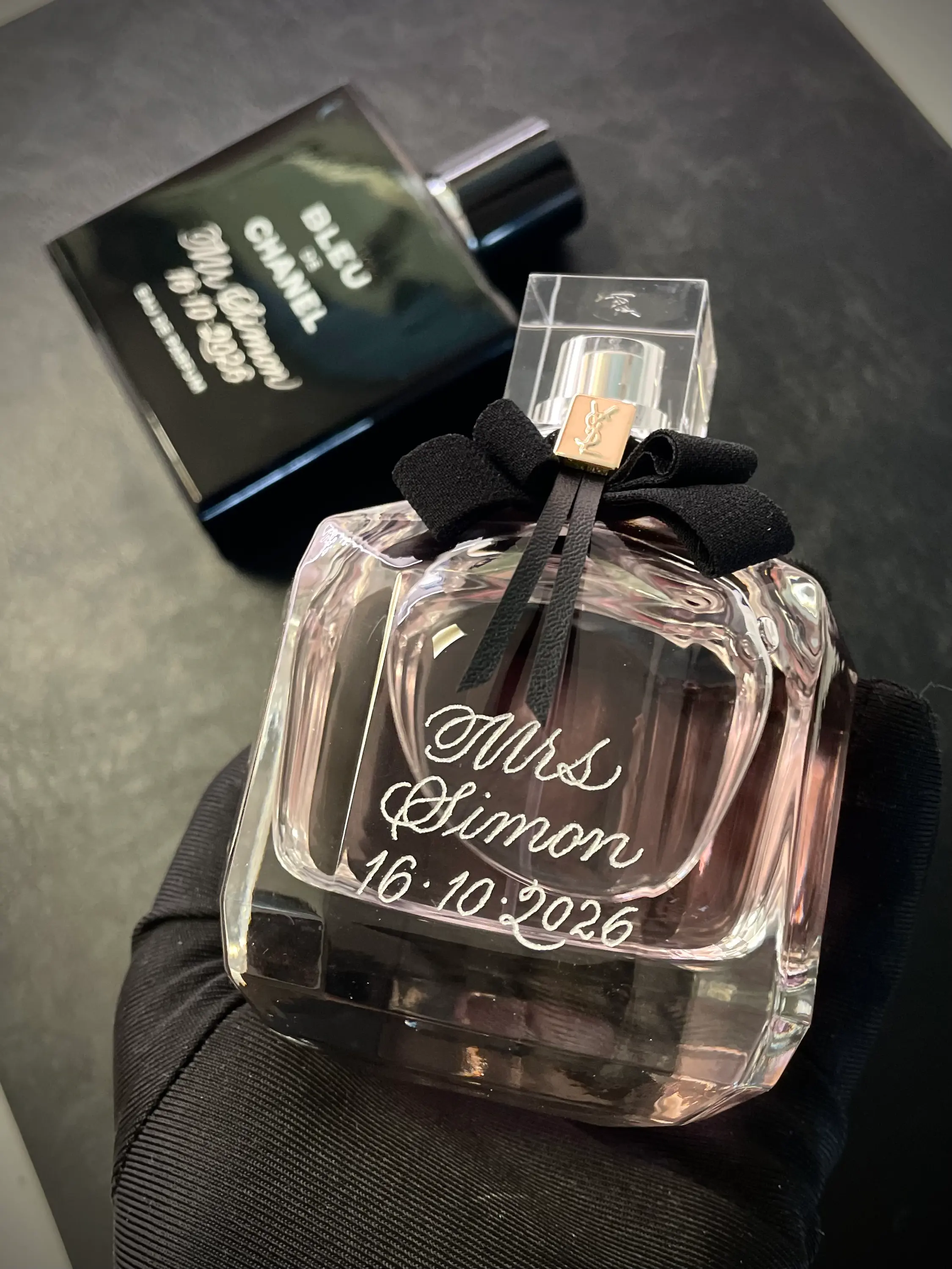 YSL wedding fragrance engraved
