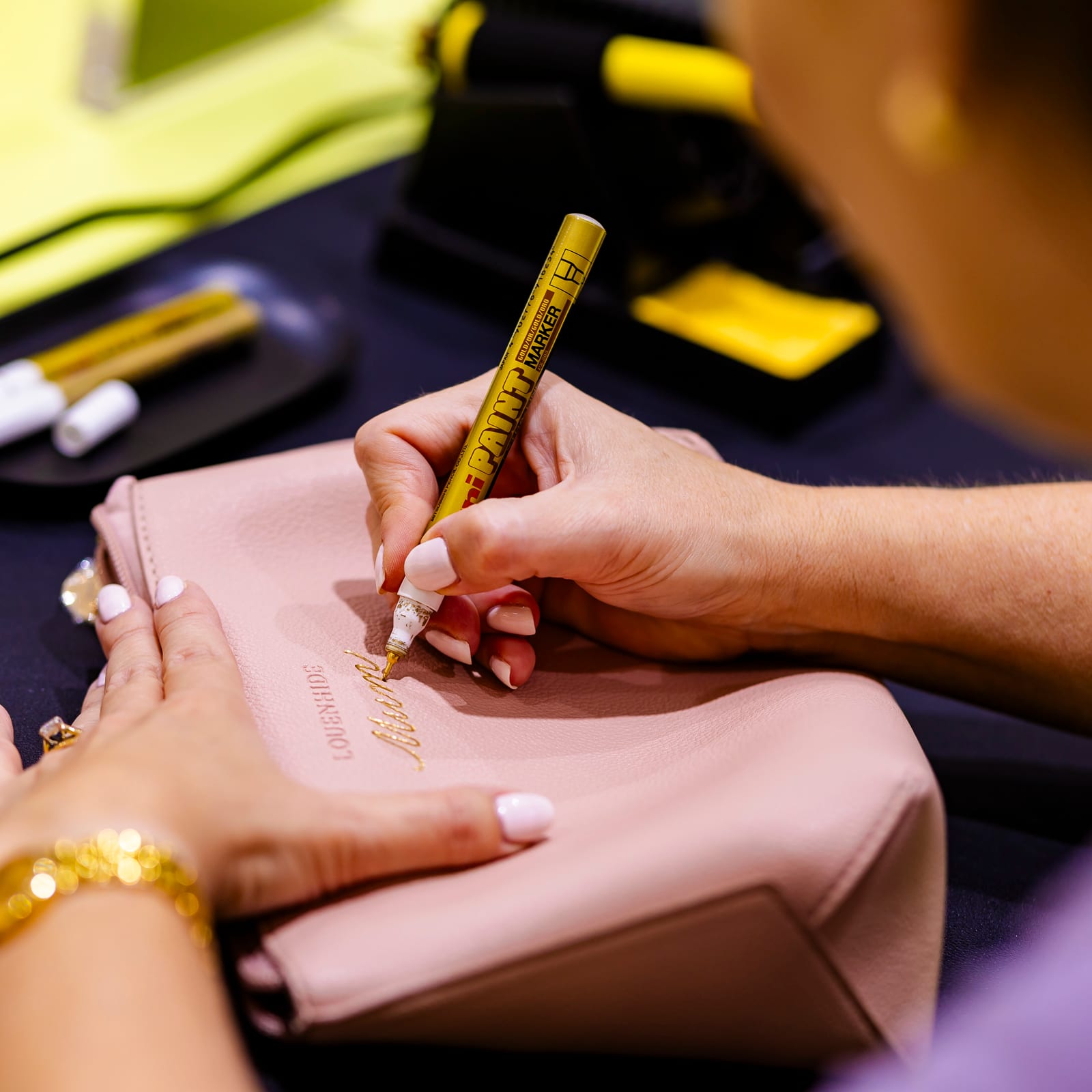 Mother's Day pouch personalisation at Wynnum Plaza