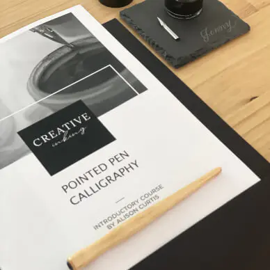 Pointed Pen Calligraphy Workshop - Sunshine Coast