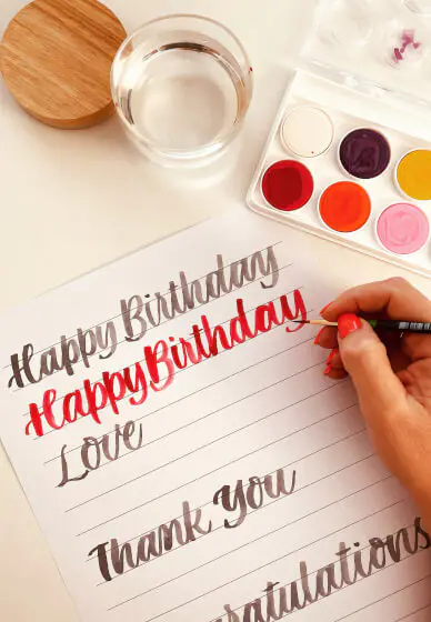 Watercolour Calligraphy Workshop