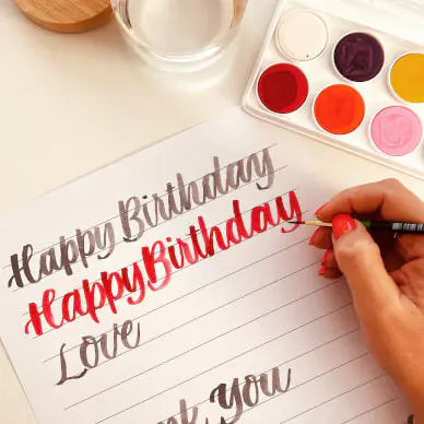 Watercolour Calligraphy Workshop